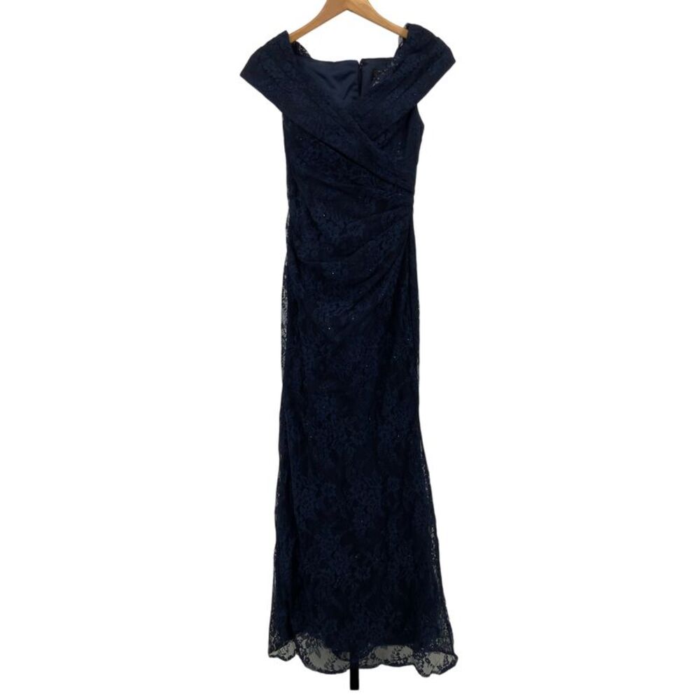 La Femme Women La Femme Navy Blue Formal Gown Blue 6